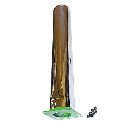 Aftermarket Exhaust Stack Fits John Deere Straight w/ Dent for Steering Shaft- Chrome Fits J R4254
